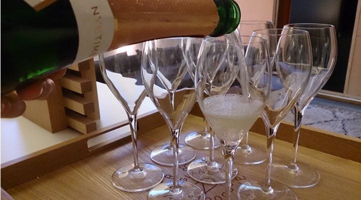 Nyetimber glasses The Growth of English Sparkling Wine