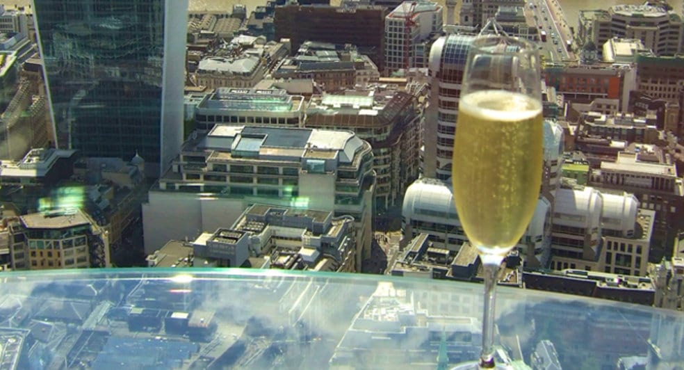 Vertigo 42, London's Highest Champagne Bar